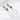 Jewelry wholesale Wholesale Black Cross Chain Punk 304 Stainless Steel Drop Earrings, Waterproof