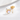Jewelry wholesale Wholesale Round Bezel Iridescent Trendy 304 Stainless Steel Stud Earring, Waterproof