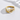 Jewelry wholesale Wholesale Multi-Color Gemstone Wave Trendy 304 Stainless Steel Band Ring – 14K Gold Plated, Waterproof