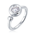 Jewelry wholesale Wholesale Moissanite 1CT D/VVS1 Round-Cut Channel-Set Engagement Ring – 18K White Gold Vermeil on 925 Silver, GRA Certified