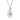 0.45 CTW · D/VVS1 Moissanite Solitaire Necklace — 18 K Yellow or White-Gold Vermeil on 925 Silver, 40 + 5 cm