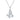 0.15 CT · D/VVS1 Pavé Moissanite Capricorn Necklace — Zodiac Symbol Pendant, 18 K White-Gold Vermeil (2.5 µm) on S925 Silver, 45 cm Chain Included