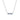 0.30 CTW · D/VVS1 Round Moissanite Three-Stone Bar Necklace — Shared-Prong Row, 18 K Yellow or White-Gold Vermeil on 925 Silver, 40 + 5 cm