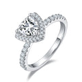 Jewelry wholesale Wholesale Moissanite D/VVS1 Trillion Cut Three-Prong Vintage Pavé Engagement Ring – 18K White Gold Vermeil on 925 Silver, GRA Certified