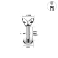Jewelry wholesale Wholesale G23 Titanium 16G Internally Thread Butterfly-Flat Back Stud Helix and Tragus