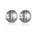 Jewelry wholesale Wholesale Flower Shaped Stainless Steel Stud Earrings