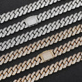 Wholesale 10mm Cuban Chain Cubic Zirconia Hip Hop Bracelet and Necklace, Chain 7in,8in,16in,18in,20in,22in,24in
