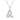 0.17 CT · D/VVS1 Pavé Moissanite Leo Necklace — Zodiac Symbol Pendant, 18 K White-Gold Vermeil (2.5 µm) on S925 Silver, 45cm Chain Included
