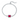 Jewelry wholesale Lab Ruby Halo Bracelet – Emerald Cut, 18K on S925 Silver