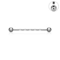 Jewelry wholesale Wholesale G23 Titanium 16G External Thread Industrial Barbell-Cartilage Helix Earring