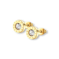 Jewelry wholesale Wholesale Brilliant Cut Zircon Roman Number Earrings