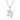 0.061 CT · D/VVS1 Pavé Moissanite Sagittarius Necklace — Zodiac Symbol Pendant, 18 K White-Gold Vermeil (2.5 µm) on S925 Silver, 40 + 5 cm Chain Included