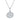 0.17 CT · D/VVS1 Pavé Moissanite Cancer Necklace — Zodiac Symbol Pendant, 18 K White-Gold Vermeil (2.5 µm) on S925 Silver, 45 cm Chain Included