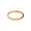 Jewelry wholesale Zircon Band Ring 18K Gold Plated Classic Wholesale Jewelry
