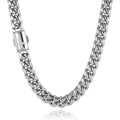 Jewelry wholesale Wholesale Cross Cubic Zircon Hip Hop 304 Stainless Steel Cuban Chain Necklace 16in,18in,20in,22in,24in,26in,28in,30in Waterproof