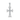 3mm · D/VVS1 Moissanite Vintage Cross Pendant / Necklace — Flared-Arm Design, Graduated Pavé, 18 K Yellow or White-Gold Vermeil on 925 Silver, Chain Optional