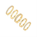 Jewelry wholesale Wholesale Moissanite D/VVS1 5-Piece Stacking Ring Set – 18K Yellow Gold Vermeil on 925 Silver, GRA Certified