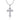 Jewelry wholesale Wholesale Moissanite D/VVS1 Cross Pendant 18K White‑Gold Vermeil on 925 Silver, Pendant Only, GRA Certified