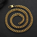 Wholesale Cuban Link Classic 304 Stainless Steel Necklace, Chain 16in-30in, Waterproof