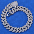 Wholesale 29mm Iced Out Cuban Link Cubic Zirconia Hip Hop Necklace | Chain Length 16in-26in