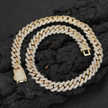 Wholesale Fully Iced Out Hip Hop Cuban Chain Necklace,Chain 16in,18in,20in,22in,24in