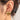 Jewelry wholesale Wholesale Hollow Heart Elegant 304 Stainless Steel Stud Earrings-18K Gold Plated, Waterproof