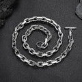 Jewelry wholesale Wholesale OT Clasp Chunky Link Chain Hip Hop 304 Stainless Steel Necklaces 18K Gold Plated 16in-26in Waterproof∂