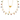 Wholesale Layered Heart & Colorful CZ Necklace Set – 18K Gold Plated Stainless Steel