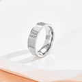 Jewelry wholesale Wholesale Minimalist 304 Stainless Steel Band Ring, Waterproof