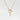 Double Pearl 18K Gold Stainless Steel Pendant Necklace