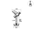 Jewelry wholesale Wholesale G23 Titanium 16G Internally Thread Little Bird-Flat Back Stud Helix and Tragus
