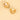 Wholesale Colorful Stone Trendy 304 Stainless Steel Stud Earrings-18K Gold Plated, Waterproof