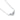 Jewelry wholesale 0.50 CTW · D/VVS1 Round Moissanite Three-Stone Chevron Necklace — 18 K Yellow- or White-Gold Vermeil on 925 Silver, 40 + 5 cm