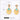 Wholesale Turquoise Bohemian 304 Stainless Steel Earrings-18K Gold Plated, Waterproof