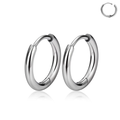 Jewelry wholesale Wholesale G23Titanium 18G Clicker Ring Huggie Hoops Earrings
