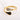 Wholesale Color-Block Minimalist 304 Stainless Steel Open Adjustable Ring-18K Gold Plated, Waterproof