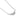 Jewelry wholesale 0.50 CTW · D/VVS1 Round Moissanite Three-Stone Chevron Necklace — 18 K Yellow- or White-Gold Vermeil on 925 Silver, 40 + 5 cm