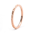Jewelry wholesale Wholesale Geometric Cubic Zirconia Elegant 304 Stainless Steel Band Ring – 18K Gold & 18K Rose Gold Plated, Waterproof