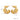 Jewelry wholesale Wholesale Sunflower Lovely 304 Stainless Steel Hoop Earrings-18K Gold Plated, Waterproof
