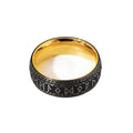 Jewelry wholesale Wholesale Viking Amulet Vintage 304 Stainless Steel Band Ring – 18K Gold Plated,  Waterproof