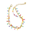 Wholesale Rainbow Trendy 304 Stainless Steel Beaded Bracelets-18K Gold Planted, Waterproof