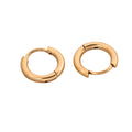 Jewelry wholesale Wholesale Round Hoop Minimalist 304 Stainless Steel Earrings , Chain 0.47in,Waterproof