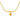 Wholesale Love Heart Gold Plated Stainless Steel Necklace