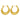 Jewelry wholesale Wholesale Classic C Shape Elegant 304 Stainless Steel Hoop Earrings-18K Gold Plated, Waterproof