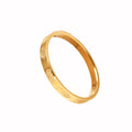 Jewelry wholesale Wholesale Shell Motif Minimalist 304 Stainless Steel Band Ring – 18K Gold Plated, Waterproof