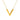 Classic Letter V Stainless Steel Necklace