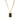 Wholesale Square Pearl Vintage 304 Stainless Steel Pendant Necklace – 18K Gold Plated, Chain 18.11in + 2.36in, Waterproof
