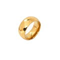 Jewelry wholesale Wholesale Hammered Minimalist Chunky 304 Stainless Steel Band Ring, Waterproof