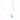 Hot Round Multi-color Zirconia Delicate Women's Pendant Necklace