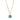 Hot Round Multi-color Zirconia Delicate Women's Pendant Necklace